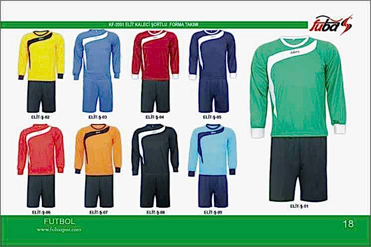 ELİT MODEL KALECİ ŞORTLU FORMA TAKIMI