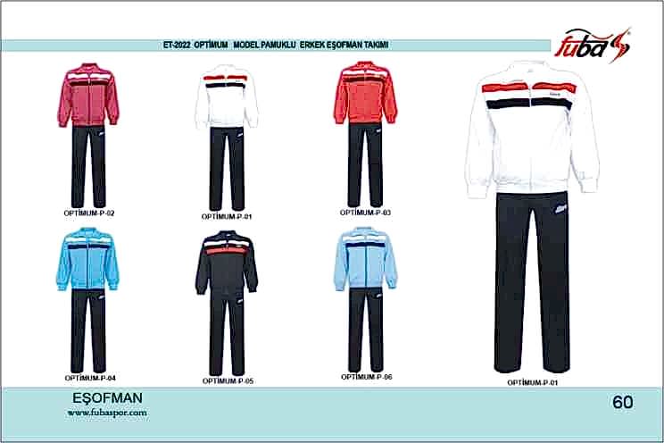 OPTİMUM MODEL PAMUKLU ERKEK EŞOFMAN TAKIMI