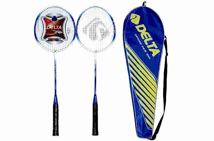 Delta DVR801 Tek Parça 2'Li Badminton Raket Seti
