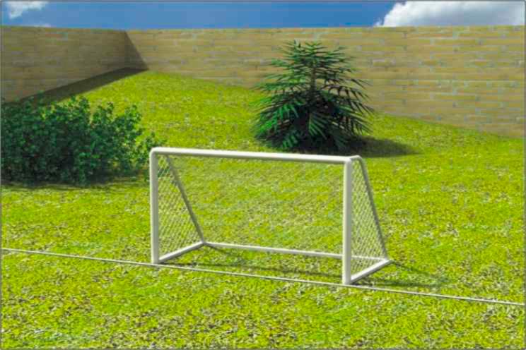 Futbol Kalesi Metal Minyatür 100X160