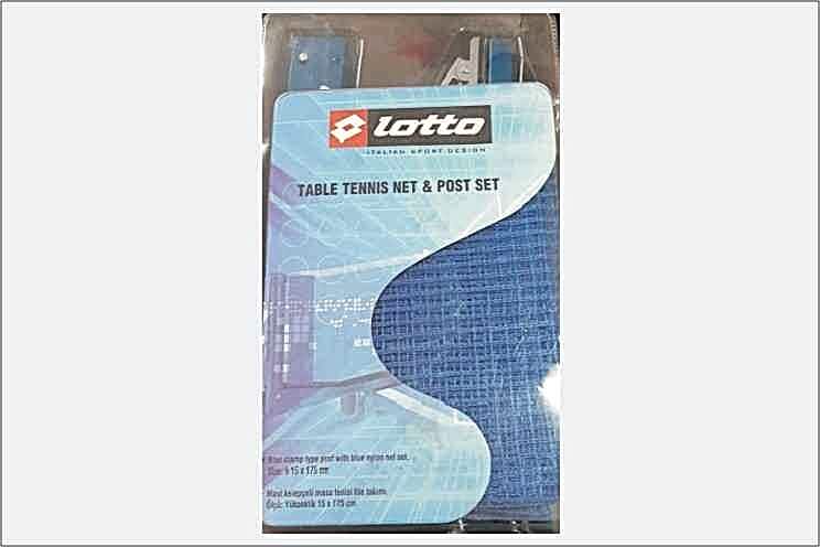 Lotto Masa Tenisi Ağ - Demir Seti